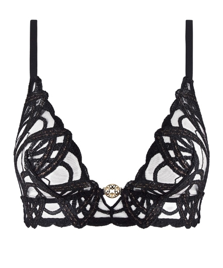 慾望-無鋼圈內衣(黑)